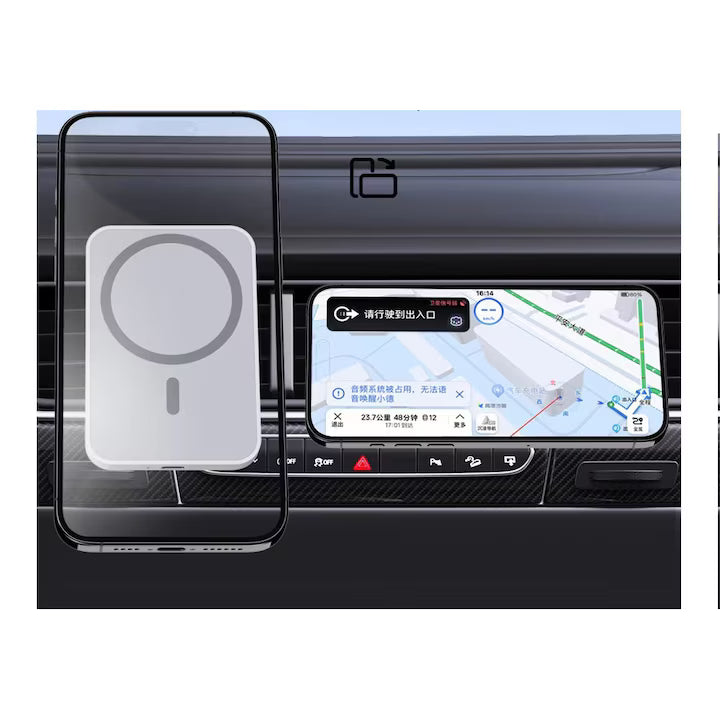 Suport auto magnetic + incarcare wireless